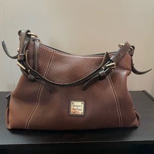 Brown Dooney & Bourke leather purse